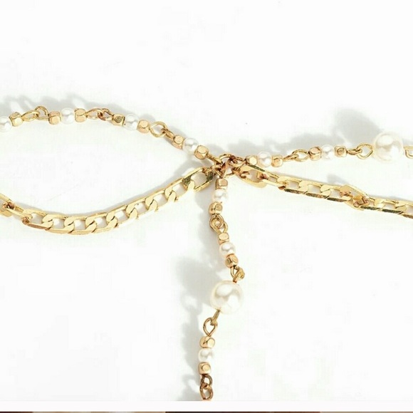 14k Pearl Anklet - Picture 3 of 5